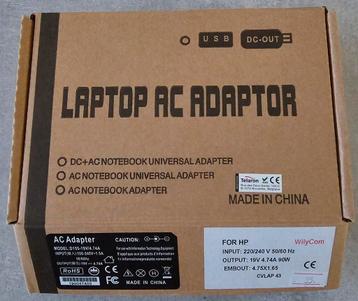 Laptop adaptor voor HP. 