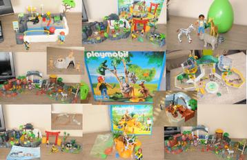 playmobil dierentuin / zoo en circus setjes