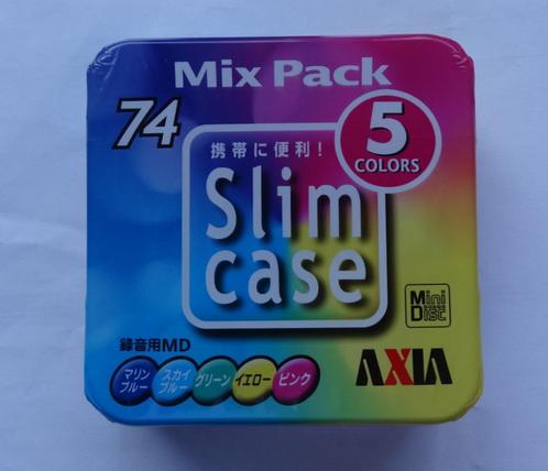 AXIA minidisc slim case boxed 5 Color Japan Import - SEALED, TV, Hi-fi & Vidéo, Walkman, Discman & Lecteurs de MiniDisc, Lecteur MiniDisc