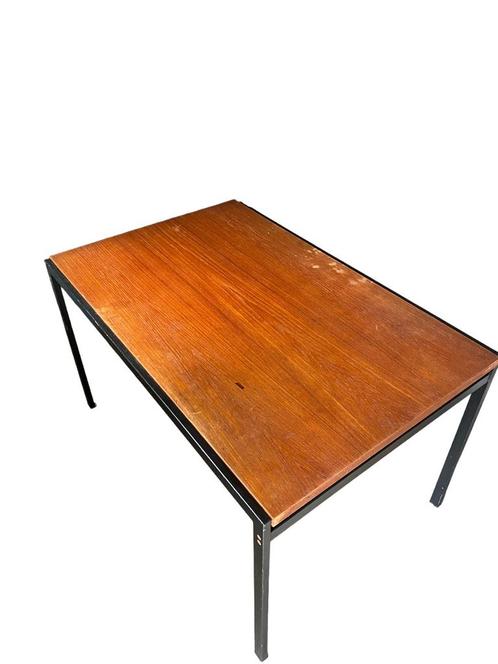 Vintage design Pastoe eet tafel in teak Cees Braakman, Maison & Meubles, Tables | Tables à manger, Utilisé, Quatre personnes, Rectangulaire
