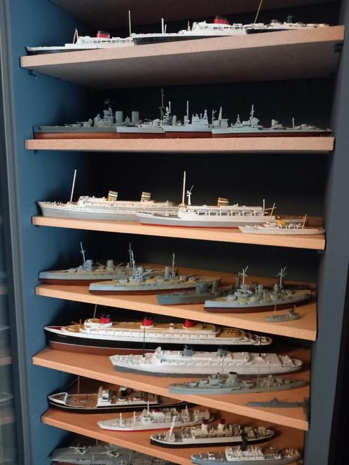 Très grande collection de maquettes de navires de ligne de f, Collections, Marine, Comme neuf, Enlèvement ou Envoi