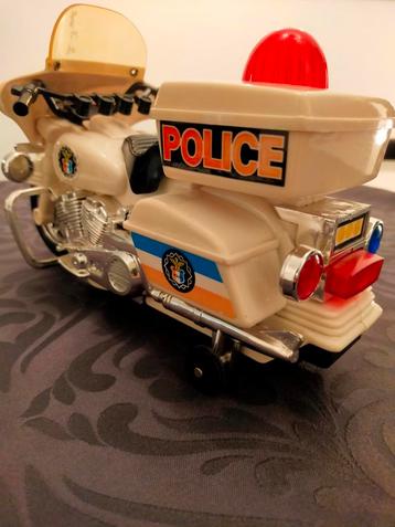 Vintage politie motor.