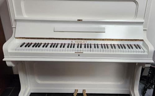 Très beau piano Hanlet blanc, Musique & Instruments, Pianos, Utilisé, Piano, Blanc, Enlèvement ou Envoi