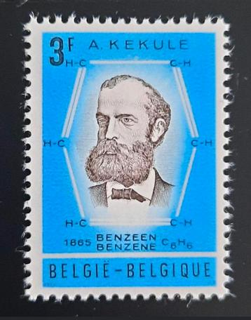 Belgique : COB 1382 ** Pr. August Kekulé 1966.