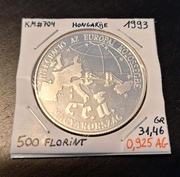 Hongrie 500 forint 1993 (Intégration à l'UE)