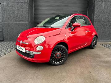 Fiat 500 Lounge benzine - pano dak - airco - alu velgen