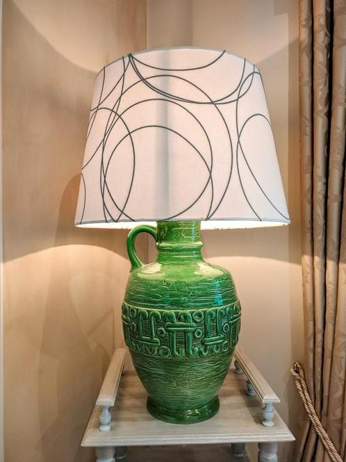 vintage grote keramiek lamp, Maison & Meubles, Lampes | Lampes de table, Utilisé, Autres matériaux, Enlèvement