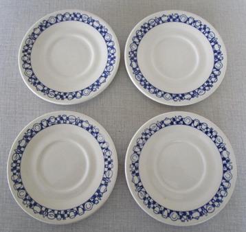 4 petites assiettes en porcelaine Oxford 6960 Ø 14cm - 
