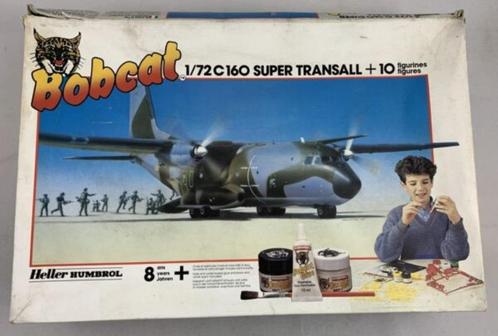 Heller Humbrol Bobcat C-160 Super Transall 1/72 modelbouw, Hobby en Vrije tijd, Modelbouw | Vliegtuigen en Helikopters, Gebruikt