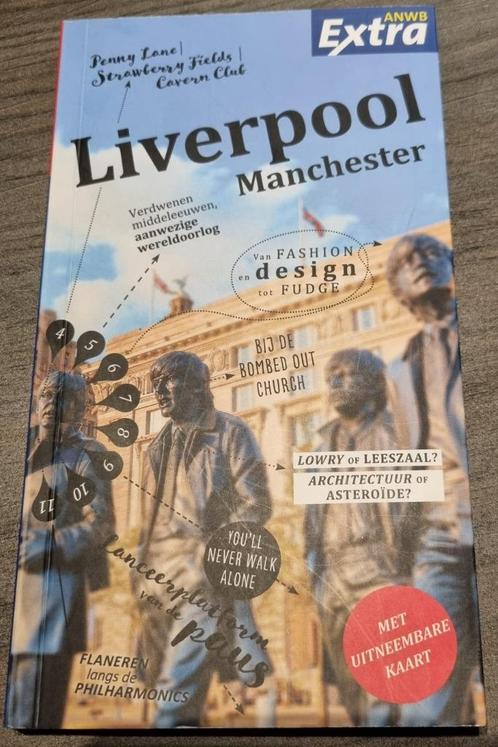 Extra ANWB - Liverpool - Manchester .., Livres, Guides touristiques, Comme neuf, Guide ou Livre de voyage, Europe, Vendu en Flandre, pas en Wallonnie