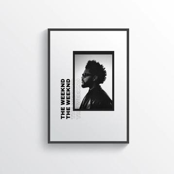 The Weeknd - Affiche avec cadre A3