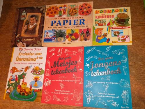 Knutsel en tekenboeken voor kinderen, Livres, Loisirs & Temps libre, Utilisé, Scrapbooking et Bricolage, Enlèvement ou Envoi