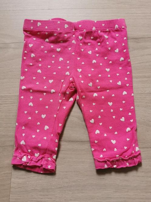 Roze legging hartjes - maat 62, Enfants & Bébés, Vêtements de bébé | Taille 62, Comme neuf, Fille, Pantalon, Enlèvement ou Envoi