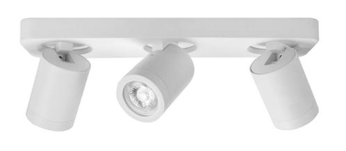 Projecteur encastré à LED Oliver blanc à 3 faisceaux IP44 GU, Maison & Meubles, Lampes | Plafonniers, Neuf, Verre, Métal, Enlèvement ou Envoi