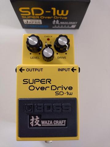 INCLUSIEF VERZENDKOSTEN Boss SD-1w Super Overdrive Waza