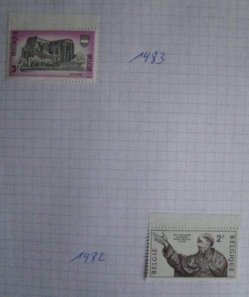 postzegels België 1969, Postzegels en Munten, Postzegels | Europa | België, Postfris, Ophalen of Verzenden