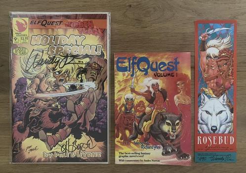 Drie zeer speciale Elfquest uitgaven, Livres, BD | Comics, Comme neuf, Plusieurs comics, Amérique, Enlèvement ou Envoi