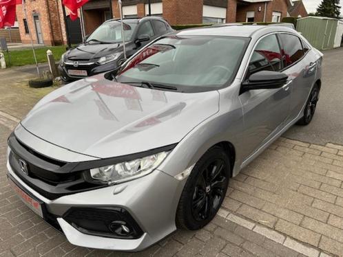 HONDA CIVIC 1.0I TURBO ELEGANCE NAVI Sillver Black Edition, Autos, Honda, Entreprise, Achat, Civic, ABS, Caméra de recul, Phares directionnels