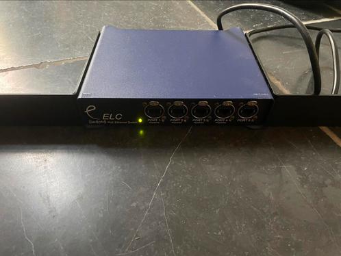 ELC DLS5PoE DmXLAN switch 5 incl 19’’ brackets, Muziek en Instrumenten, Licht en Laser, Zo goed als nieuw, Overige typen, Ophalen of Verzenden