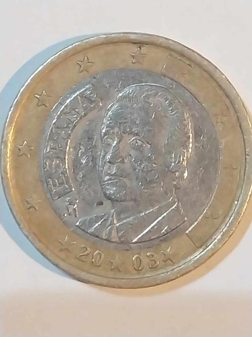 € 1 Euro (2003) Spaanse munt, Postzegels en Munten, Munten | Europa | Euromunten, Losse munt, 1 euro, Spanje, Ophalen of Verzenden