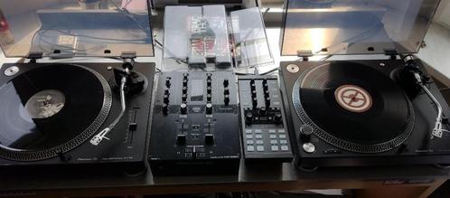 2x Pioneer PLX-500 + DJM-250MK2 mixer + Traktor Kontrol X1, Musique & Instruments, DJ sets & Platines, Comme neuf, DJ-Set, Pioneer