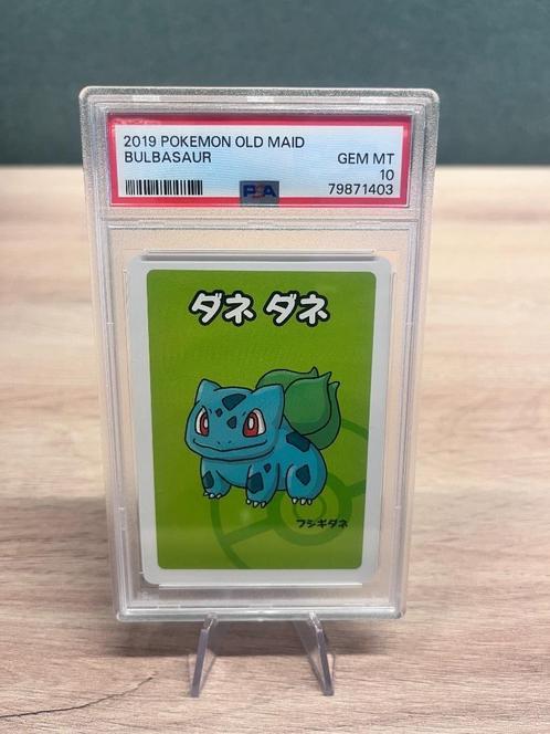Bulbasaur PSA 10 - - Vieille servante japonaise, Hobby & Loisirs créatifs, Jeux de cartes à collectionner | Pokémon, Comme neuf