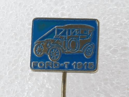 SP1997 Speldje Ford-T 1915 blauw, Collections, Broches, Pins & Badges, Utilisé, Enlèvement ou Envoi
