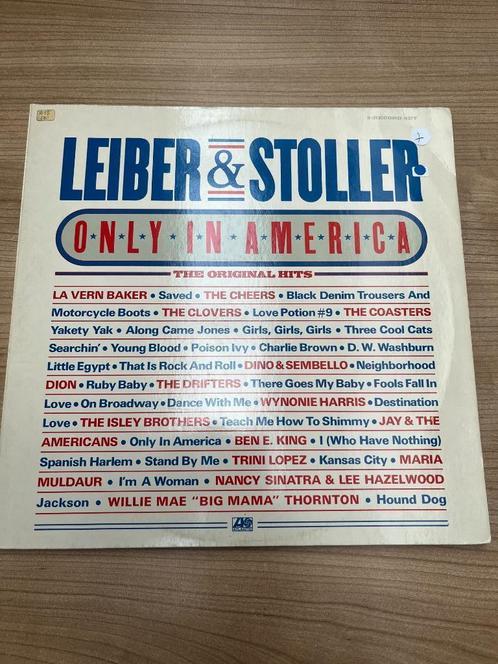 LEIBER AND STOLLER  - ONLY IN AMERICA, CD & DVD, Vinyles | Rock, Utilisé, Rock and Roll, Enlèvement ou Envoi