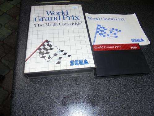 Sega Master System World Grand Prix (orig-compleet), Games en Spelcomputers, Games | Sega, Gebruikt, Master System, Racen en Vliegen