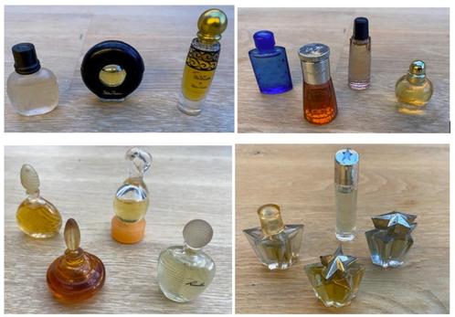 Bouteilles miniatures anciennes Paloma, Joop, Ted, Thierry, Collections, Parfums, Comme neuf, Miniature, Plein, Enlèvement ou Envoi