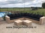 Steigerhout Tuinmeubelen hoekbank loungeset 10%korting