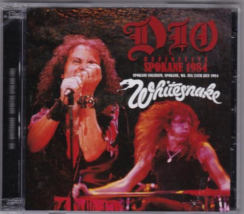 2 CD's  DIO / WHITESNAKE - Live in Spokane 1984, CD & DVD, CD | Hardrock & Metal, Neuf, dans son emballage, Envoi