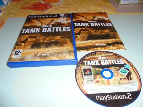 Playstation 2 WWII Tank Battles (orig-compleet), Games en Spelcomputers, Games | Sony PlayStation 2, Gebruikt, Vechten, 1 speler