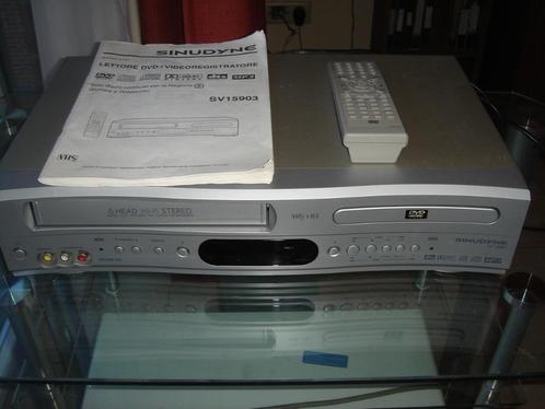 SINUDYNE COMBI 6 HEAD STEREO VHS RECORDER / DVD PLAYER, TV, Hi-fi & Vidéo, Lecteurs vidéo, Utilisé, Lecteur ou enregistreur VHS