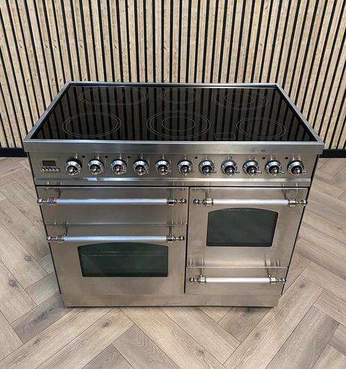 Magnifique Boretti/Britannia Céramique 100cm + Four à Pizza, Electroménager, Cuisinières, Autoportant, 5 zones de cuisson ou plus