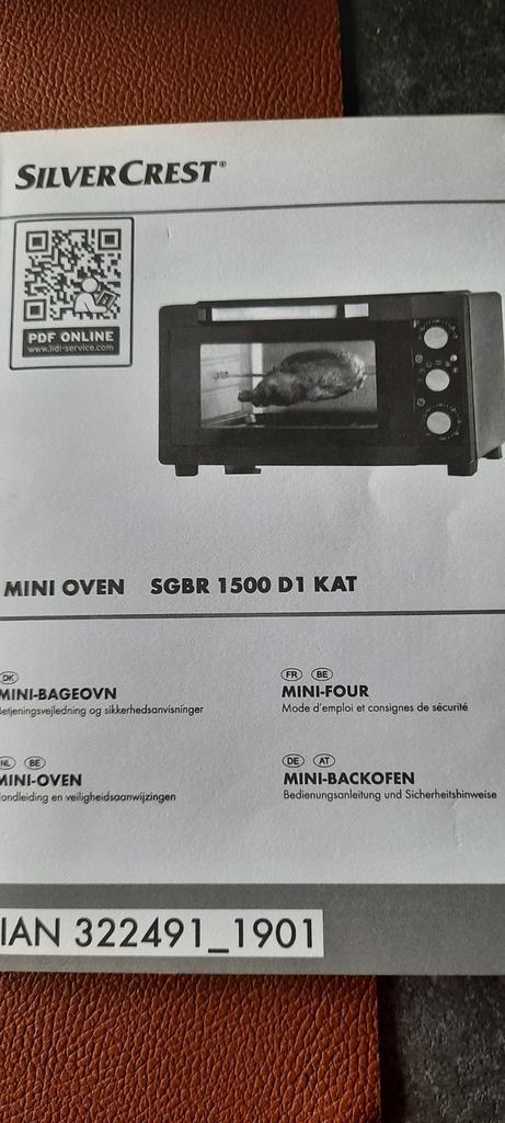 Mini oven 47,5cm/26cm, Elektronische apparatuur, Ovens, Grill, Ophalen of Verzenden