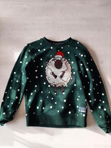 Prachtige Kersttrui kerst sweater trui. Maat 134 140 merk WE