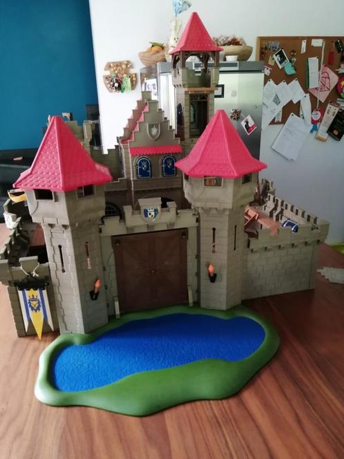 Playmobil kasteel + ridders, Kinderen en Baby's, Speelgoed | Playmobil, Gebruikt, Complete set, Ophalen