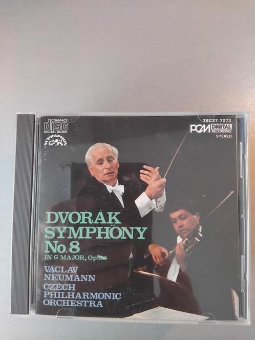 CD. Dvorak. Symphonie n° 8 (Supraphon, Japon, Neumann)., CD & DVD, CD | Classique, Enlèvement ou Envoi