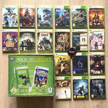 Xbox 360-console + games 
