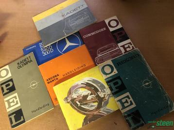 Opel div. Instructieboekjes en Mercedes-Benz 