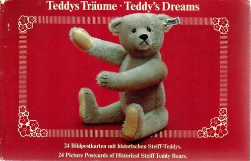 Teddy's Dreams: 24  Postcards of Historical Steiff Teddy, Collections, Ours & Peluches, Utilisé, Autres types, Steiff, Envoi