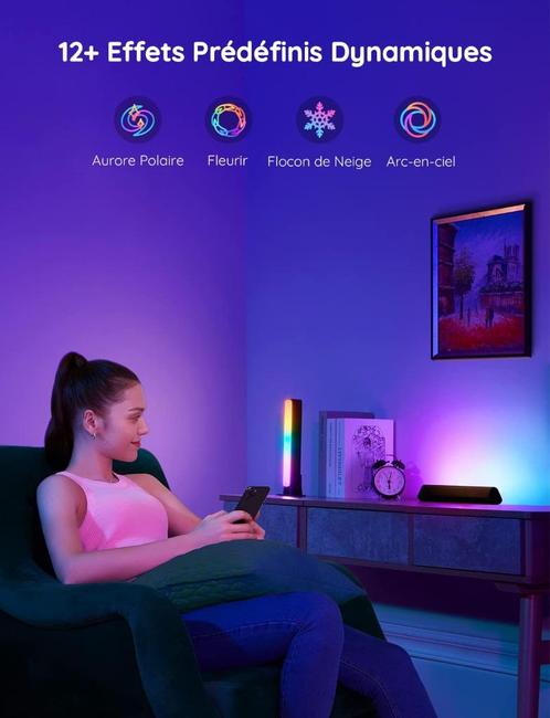 Lampe LED TV, Barres RGBICWW WiFi avec Alexa et Google, TV, Hi-fi & Vidéo, Accessoires de télévision, Neuf, Envoi