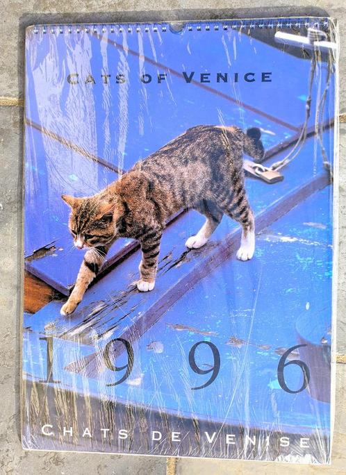 Chats de Venise 🐱 calendrier (année 1996 = 2024 !) blister, Divers, Calendriers, Neuf, Calendrier mensuel, Enlèvement ou Envoi