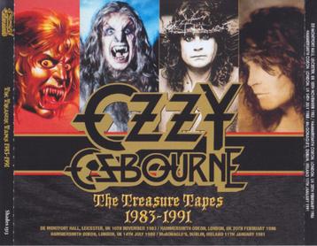 4 C D's  OZZY  OSBOURNE - The Treasure Tapes 1983-1991