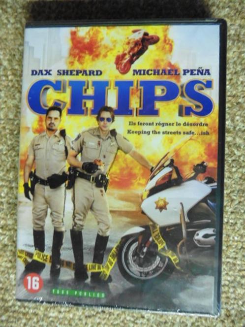 Chips dvd (2017-Dax Shepard) Nieuw, CD & DVD, DVD | Action, Neuf, dans son emballage, Comédie d'action, À partir de 16 ans, Enlèvement ou Envoi