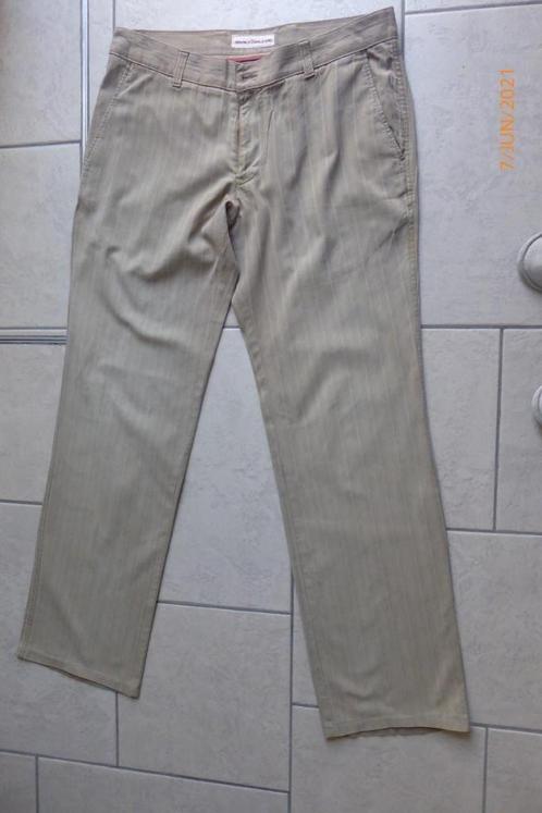 broek beige "zilton" vintage- maat 44/50, Vêtements | Hommes, Pantalons, Porté, Taille 48/50 (M), Beige, Enlèvement ou Envoi