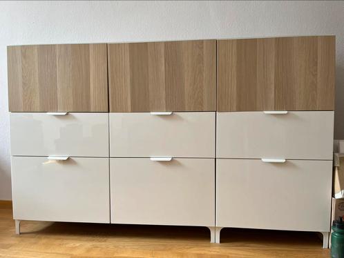IKEA Besta/Selsviken meubels, Huis en Inrichting, Kasten | Wandmeubels, Zo goed als nieuw, Glas