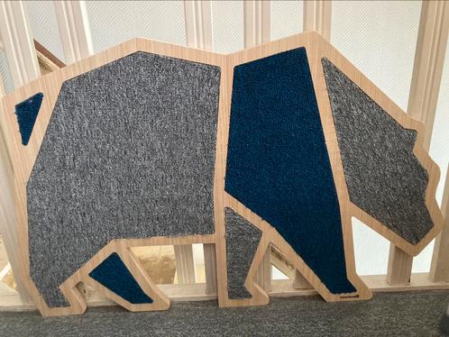 Beeztees Blue Bear - Krabplank - Hout - 84x54x1,8 cm, Animaux & Accessoires, Meubles griffoirs pour chats, Comme neuf, Planche à gratter