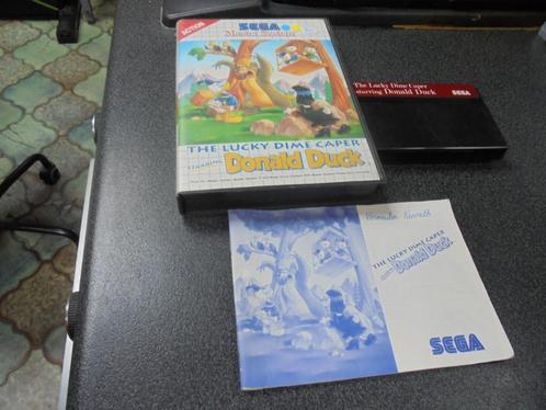 Sega Master System The Lucky Dime Caper - Donald Duck (orig-, Games en Spelcomputers, Games | Sega, Gebruikt, Master System, Avontuur en Actie